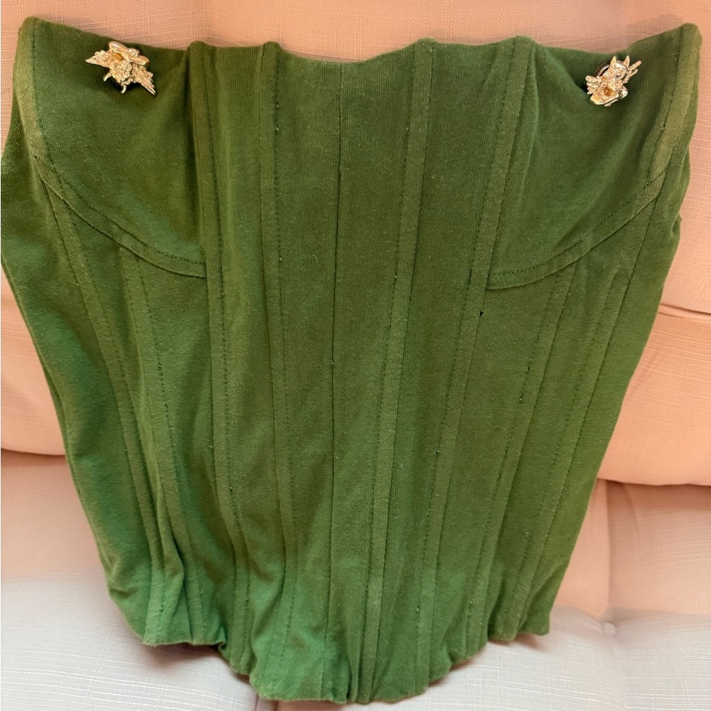 Boys Lie Green Cotton Blend Top